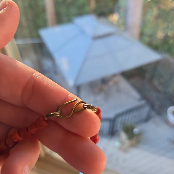 Moroccan Artisan Beaded Necklace with Hamsa Pendant - Picture 3 of 5